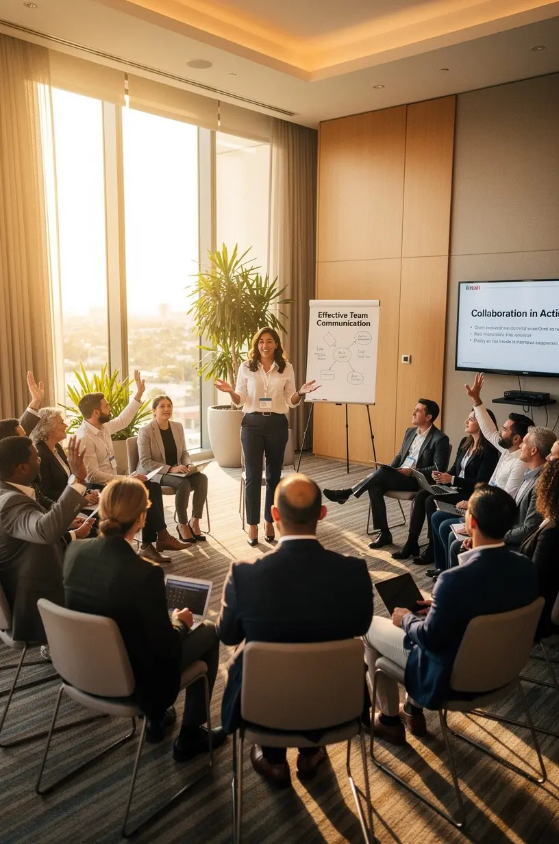 Modern office environment